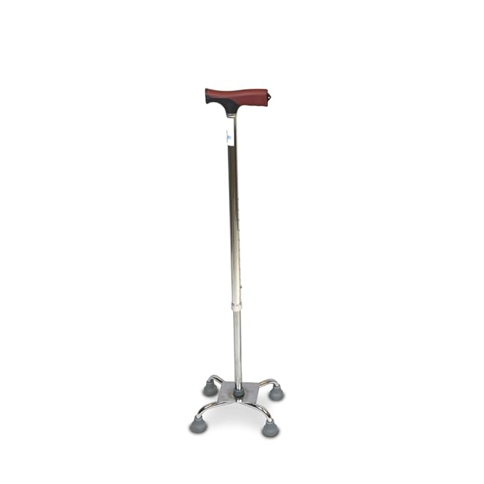 Quad Cane — Adjustable Non-Slip