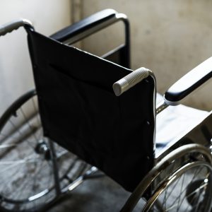 Manual wheelchair gray